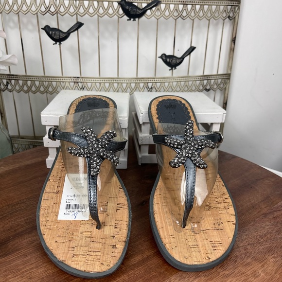 Choose Juicy Frankie Womens Slide Thong Sandals Size 8M. - Picture 6 of 8